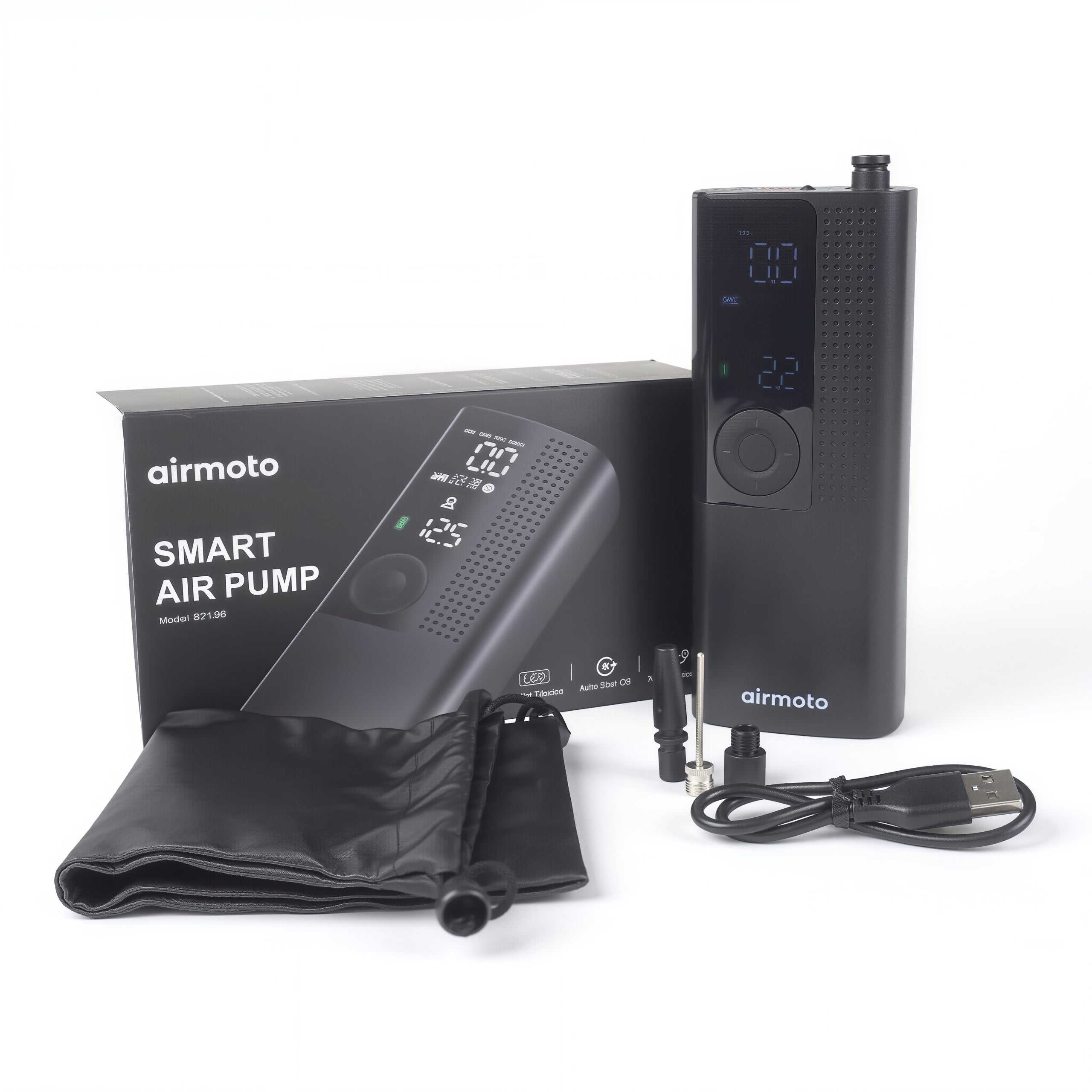 Airmoto Tire Inflator Portable Air Compressor Air Pump